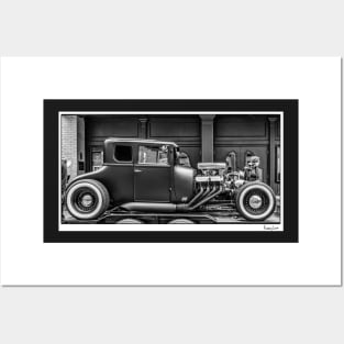 1925 Ford Model T coupe hot rod Posters and Art